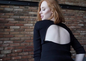 Busty natural redhead lenina crowne's homemade sex-tape