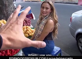 CARNE DEL MERCADO - Intense pickup fuck with a sexy Latina babe