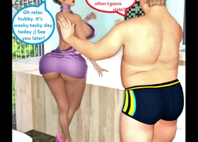 3D Comic Cuckold Wife Gets Dirty With Her Boss For Wacky Tacky Day Part 2