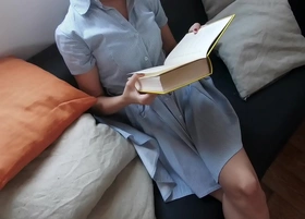 Teen m while reading full video on xvideos red