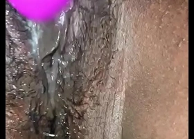 Soaking wet pussy play