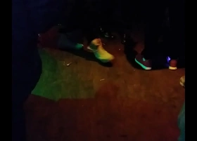 Ebony party club dancing and shaking ass