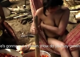 Enf tv reporter has to get naked for amazon tribe report