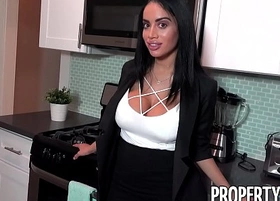 Propertysex - desperate real estate agent with big tits almost loses sale