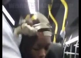 Giving a nigga sum neck on public bus must c