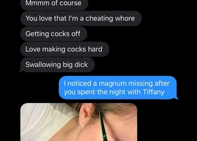 Hotwife sexting cuckold husband
