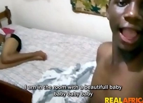 Real african amateur teen couple