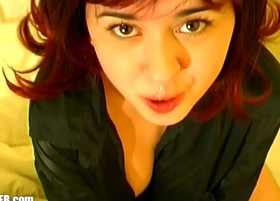 19 year old porn from the cumtrainer vintage video archives public bathroom cum swallowing car blowjob redhead teen amateur slut with nice big boobs humiliated on camera