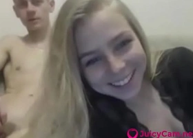 Russian Teen Couple Fucks In Bathtub On Webcam - more at JuicyCam.net