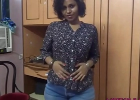 Big aggravation mumbai college girl spanking herself fucking will not hear of tight desi pussy