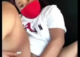 Mzansi girl masturbates in a car