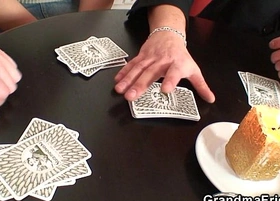 Poker playing granny print fucked go b investigate game