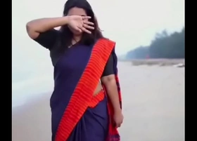 New hot and graphic Kerala mallu model not far from outdoor photoshoot