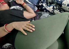 Real desi Jija-Sali hardcore romantic dealings video with hindi talking