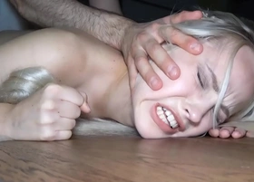 IT HURTS! Rough Tormented ANAL Makes Young Girl Scream