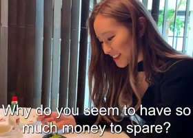 [English Dubbing] A very rich gal asks for sex on social networking sites and fucks her in a luxury hotel! She\'s wearing red underwear and it\'s very erotic. She gets fucked from the back and in a cowgirl position!