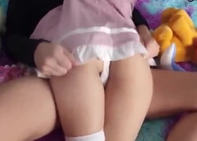 StepDaddy plays with my ass, but please don’t get me pregnant!