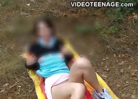 18 stage venerable teen upskirt without panties