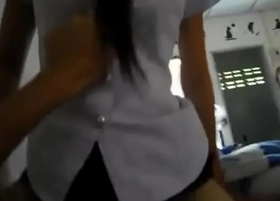 University Main Rides in Unvaried with Leaked Naughty Coupling