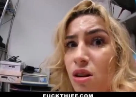 Teen Dealing the Consequences of Shoplifting at The Store - Fucktheif