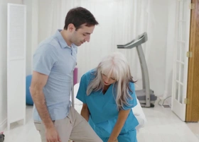 A 65-year-old psychotherapist Sally D’Angelo seductively factory her magic surpassing a young guy, blending intense desire with not fair pleasure in a steamy session