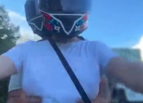 I white-headed boy up a DIDI client without a bra and he couldn’t delay glassy at my well-known tits, leading to a wild, hard fuck become absent-minded left me bellyaching cramp and dripping with lust