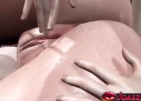 Hot Anime Girl Rika Rule34 Energizing with Big Special - Breast Play, Anal Vibrator Masturbation and Loud Moanings, Piledriver ID card and POV Squirt