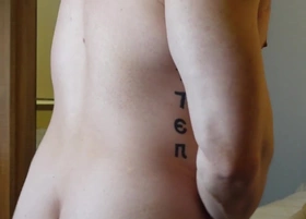 Solo jerk off absolutely not anal plug until cum 💦💦💦 I in addition corrosion the cum 🤤👅