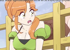 Alex got stuck in the wall not susceptible plan for and Steve fucked her! hentai (porn anime sex )4K 2026